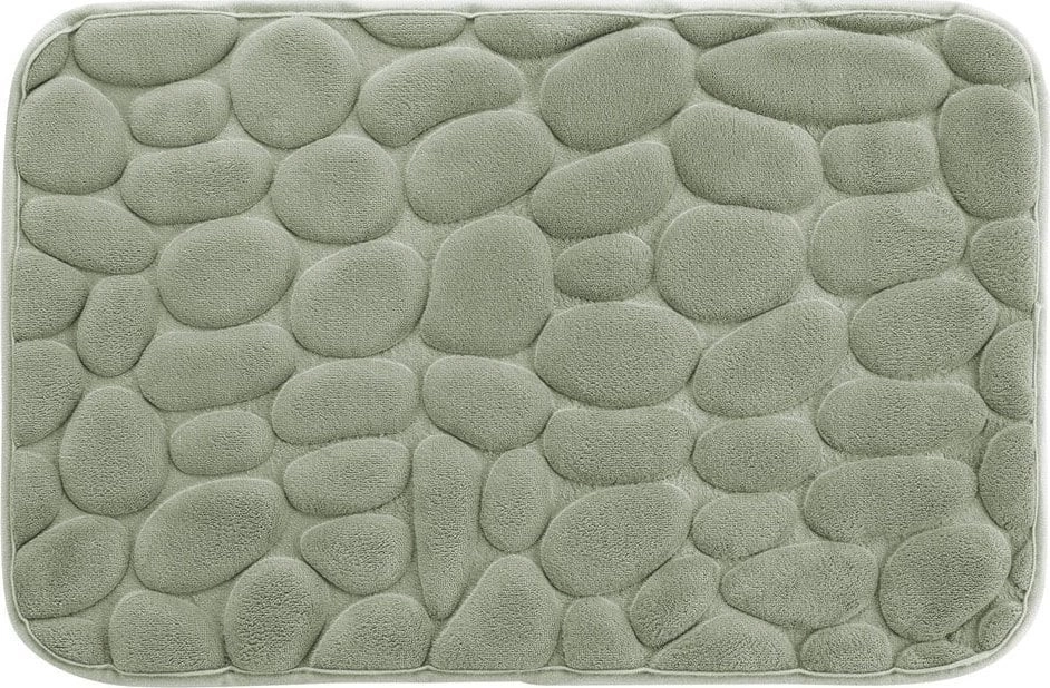 Douceur d`Interieur Bathroom rug 50x80cm green